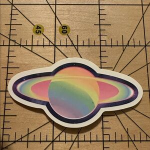 💜13/$13 +Bundle Sticker Sale | Travel Explore Saturn Waterproof Sticker